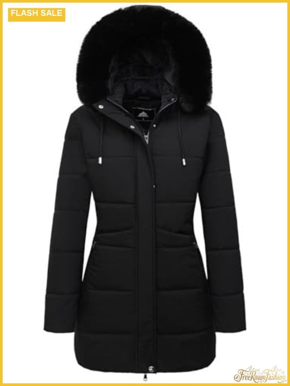 Women's Warm Winter Puffer Coat Waterproof Long Down Jacket